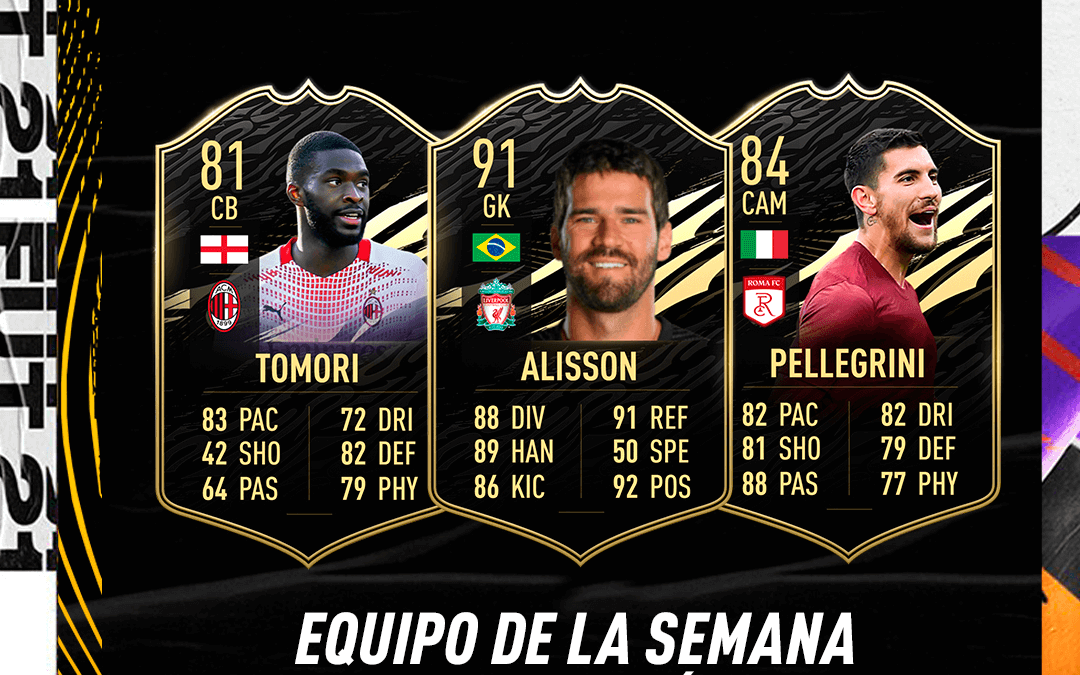 FIFA 21. Predicción del Equipo de la Semana #33