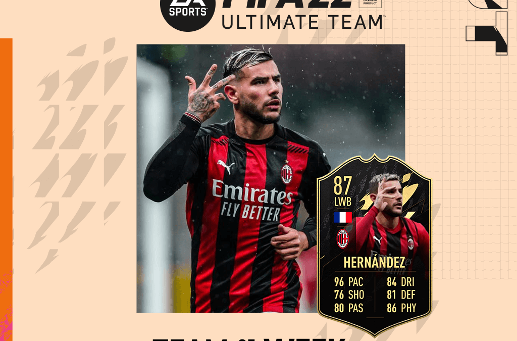 FIFA 22. Predicción del Team of the Week #17