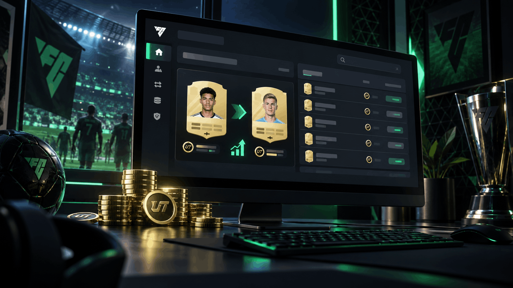 cómo tradear con la Web App de FC 27